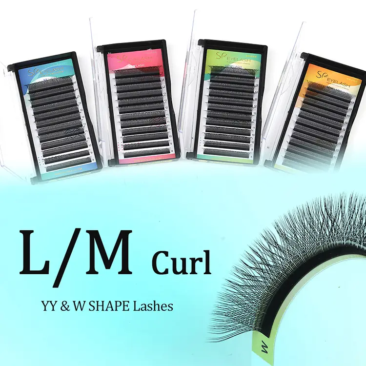 L curl w удължаване на косъма